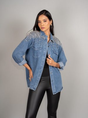 Chaqueta con brillos