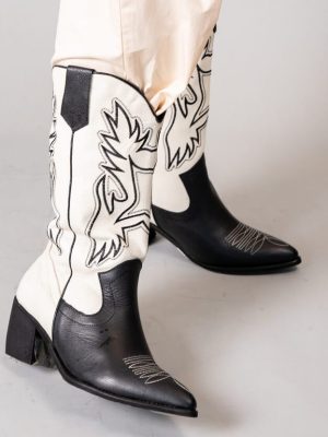 botas texanas en cuero