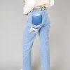 posterior pantalón bota recta