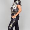 Sudadera flores TATU - costado