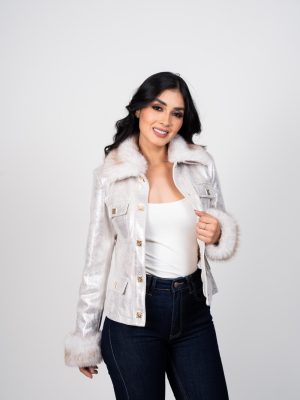 Chaqueta plateada